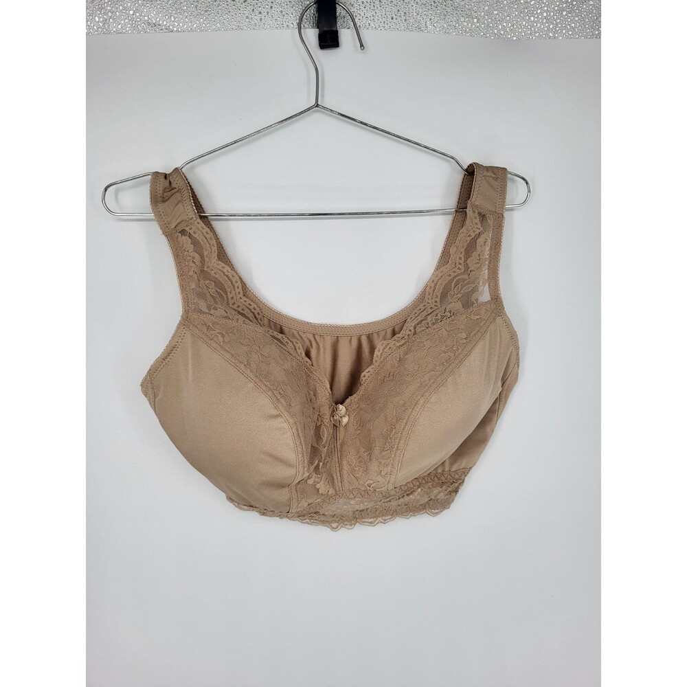 Rhonda Shear Women's Beige XL‎ Wireless Pullover Bra NWOT